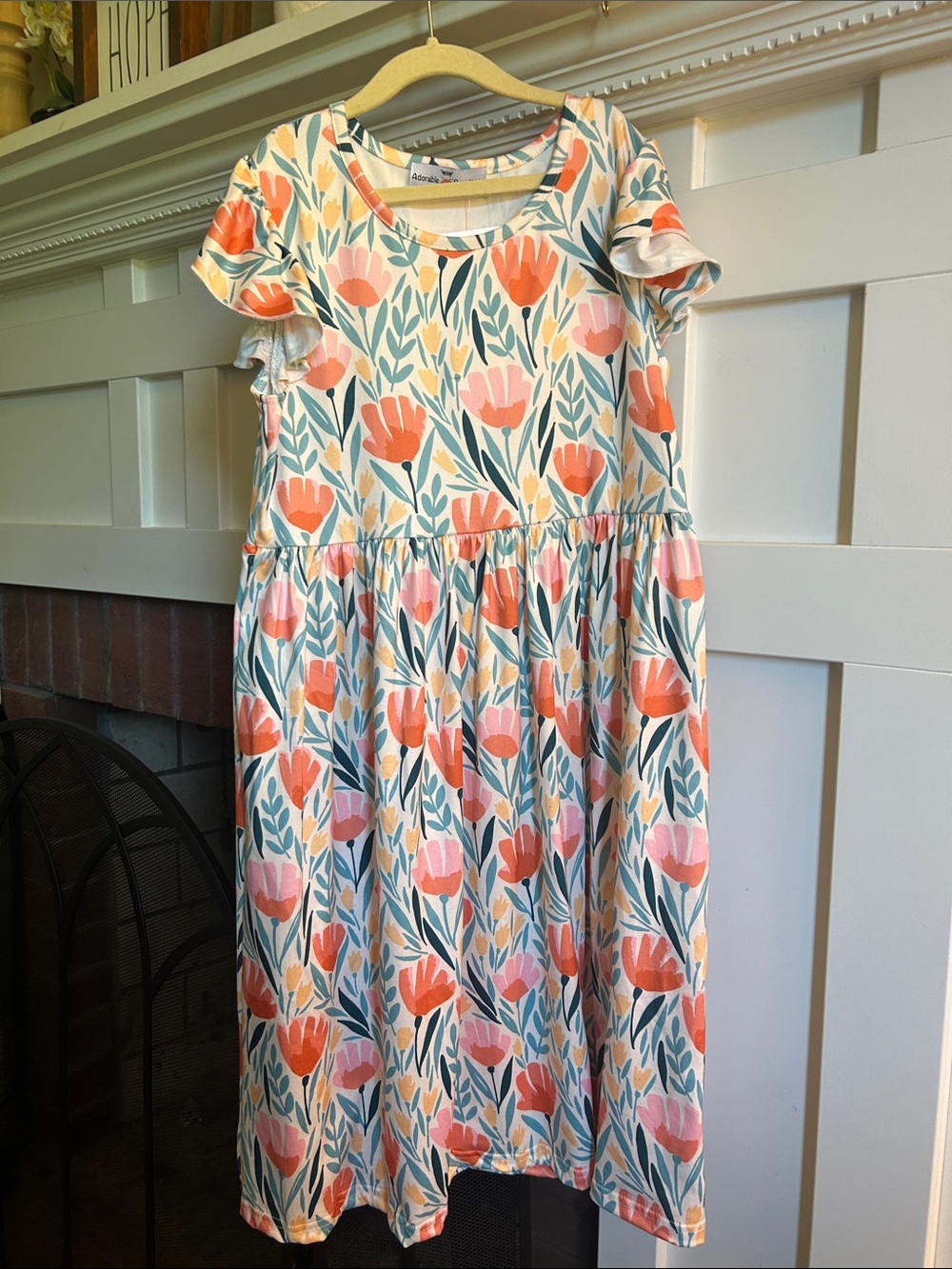 NWT Girls Adorable Sweetness Floral Dress Size 12